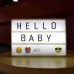 A6 Küçük Boy Lightbox Led Işıklı Yazı Panosu