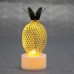 Dekoratif Ananas Tasarımlı Pilli Led Lamba