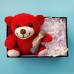 Hostes Biblo Ve Kırmızı Peluş Ayıcıklı Set
