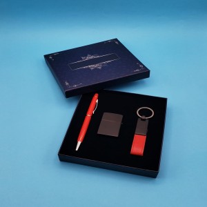 Kırmızı Kalem Çakmak Anahtarlık Set