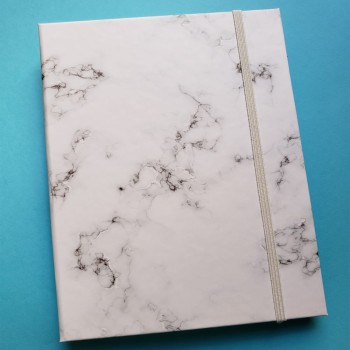 Mermer Tasarımlı Çizgisiz Defter