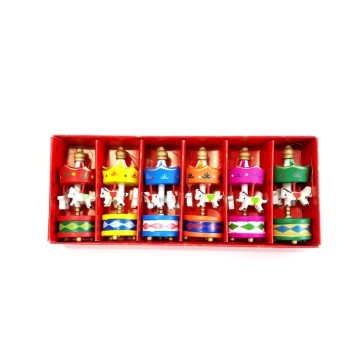 Mini Ahşap 6 Lı Atlı Karınca