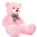 Papyonlu Pembe Peluş Oyuncak Ayıcık