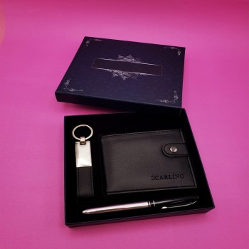 Silver Kalem Cüzdan Ve Anahtarlık Set