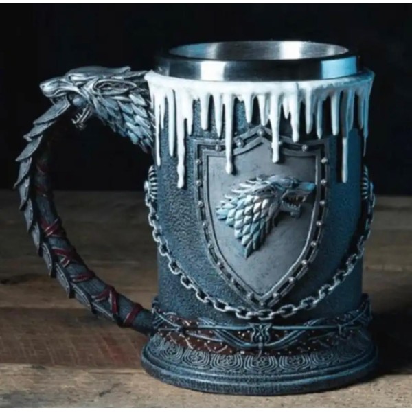 3D Çelik Kupa 450Ml