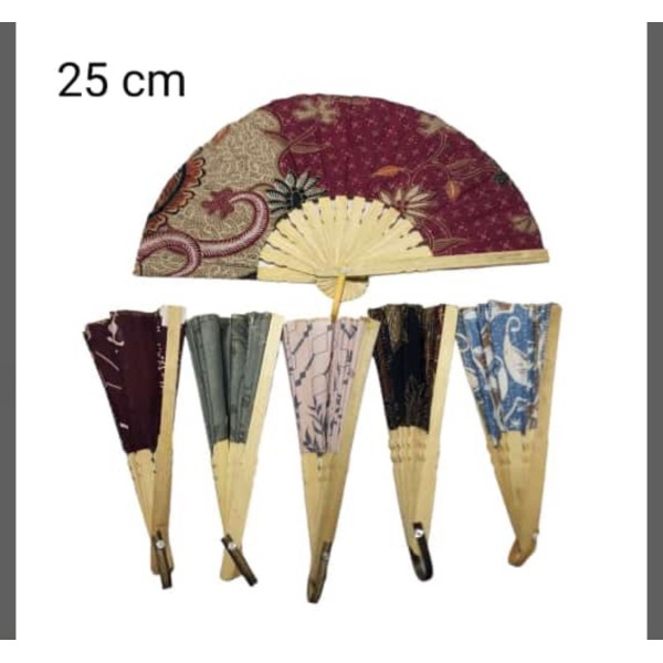 Ahşap Yelpaze 25Cm 12 Adet