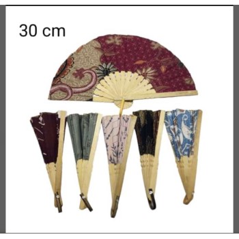 Ahşap Yelpaze 30Cm 12 Adet