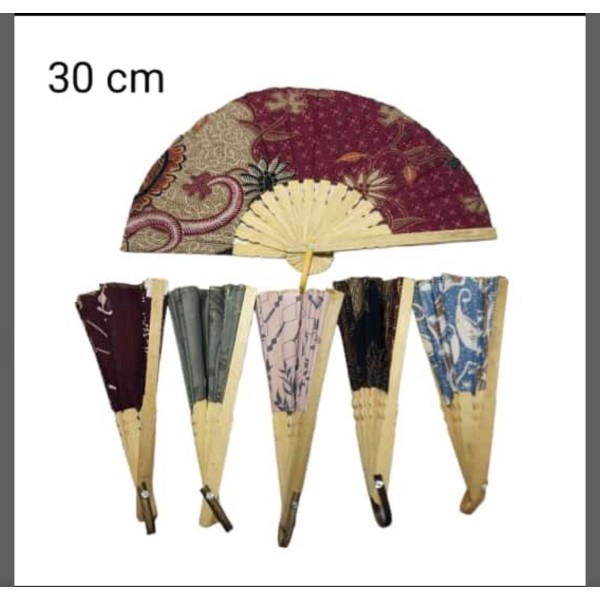 Ahşap Yelpaze 30Cm 12 Adet