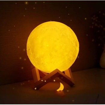 Ay Işığı Gece Lambası Büyük Boy 15Cm Pilli