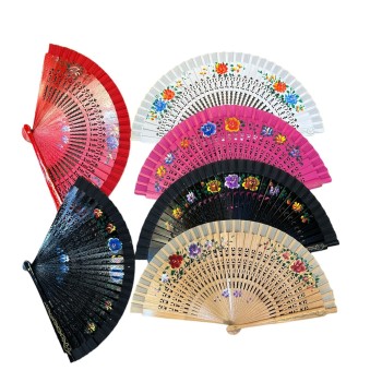 Bambu Yelpaze Karışık 12 Adet