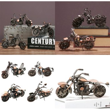 Dekoratif Büyük Metal Motorsiklet 27Cm