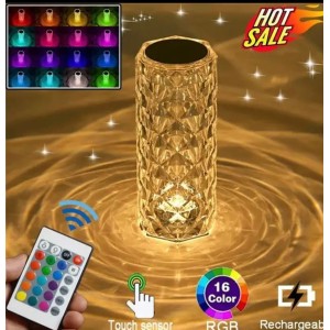 Dokunmatik Kristal Led Masa Lambası