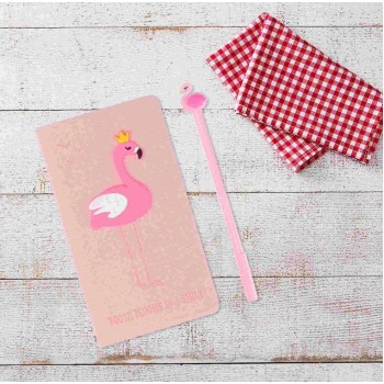 Flamingolu Defter Ve Kalem