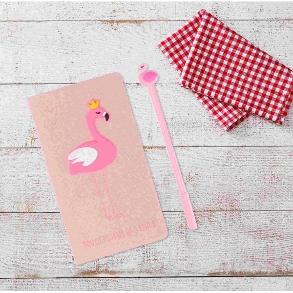 Flamingolu Defter Ve Kalem
