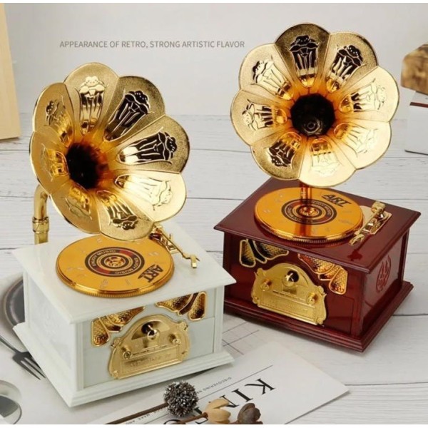 Gramofon Müzik Kutusu Büyük Boy