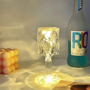 Kristal Görünümlü Led Abajur Gece Lambası (12Cm) 12'Li