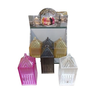 Kristal Pilli Mum 15Cm 6 Adet