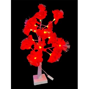 Led Dekoratif Ağaç 60Cm Kırmızı