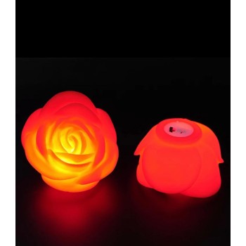 Led Işıklı Gül 6Cm