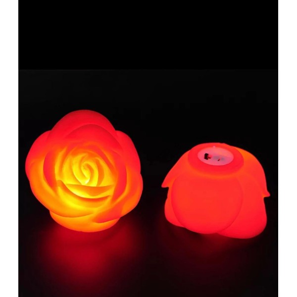 Led Işıklı Gül 6Cm