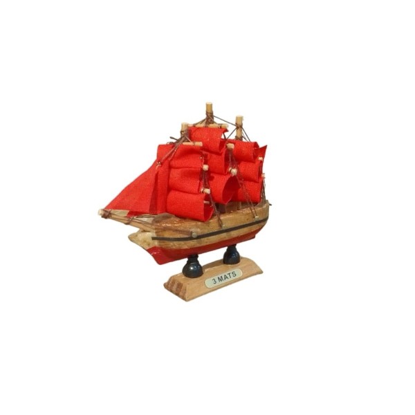 Maket Ahşap Gemi 10X10Cm