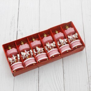 Mini Ahşap Atlı Karınca 6 Lı