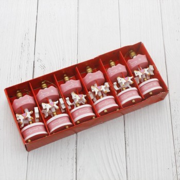 Mini Ahşap Atlı Karınca 6 Lı