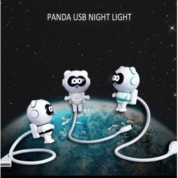 Panda Astronot Uzay Adamı Usb Led Gece Lambası