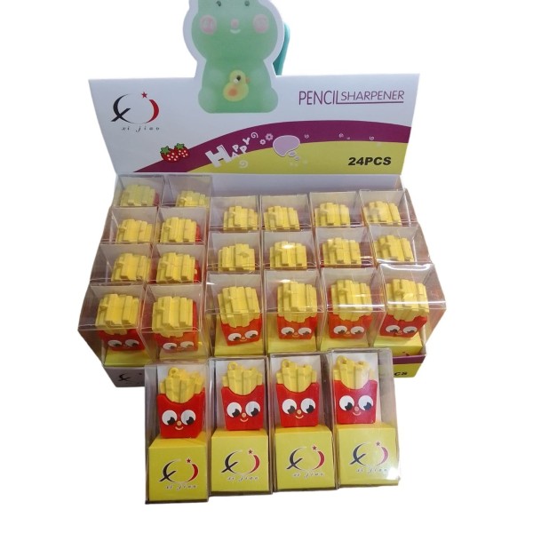 Patates Kızartması Şeklinde Kalem Tıraş 24 Adet