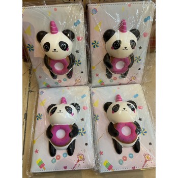 Sevimli Boynuzlu Panda Sukuşi Defter