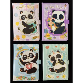 Sevimli Panda Mıknatıslı Anı Defteri