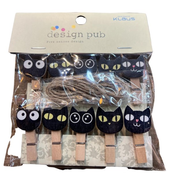 Siyah Kedi Resim Mandalı 12 Paket (120 Adet)