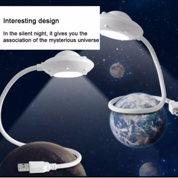 Ufo Tasarımlı Usb Led Gece Lambası