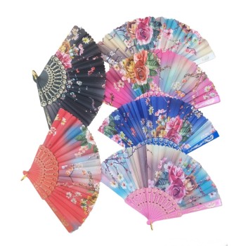 Plastik Yelpaze Karışık 12 Adet