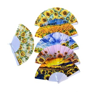 Plastik Yelpaze Karışık 12 Adet