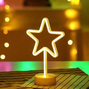 Yıldız Neon Led Gece Lambası