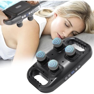 4 Başlıklı Masaj Tabancası - Ergonomik Derin Doku Sırt Ve Boyun M..