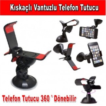Araç İçi Kıskaçlı Telefon Tutucu