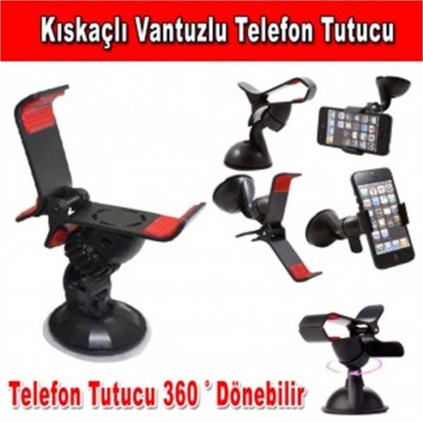 Araç İçi Kıskaçlı Telefon Tutucu