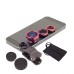 Balık Gözü Lens Fish Eye 3 Wide Geniş Açılı Makro Telefon Lensi