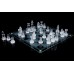 Glass Chess Cam Satranç Takımı (20 Cm X 20 Cm)