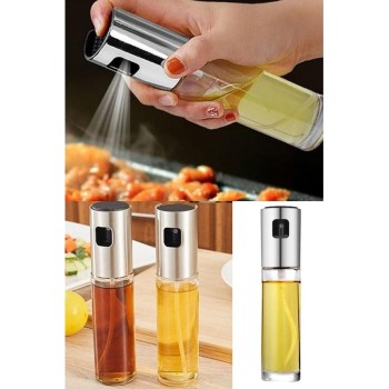 Sprey Cam Şişe Zeytinyağı Sirke Yağ Püskürtücü Yağdanlık 100 Ml