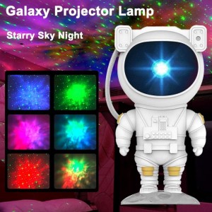 Yıldız Projektör Astronot Işıklı Galaksi Samanyolu Projeksiyon Ge..