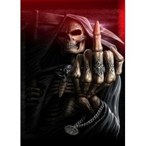 3 Boyutlu Resim 3 Farklı Resim Değişenli Halloween İskelet Tablos..