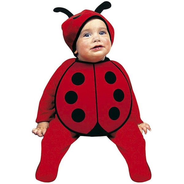Bebek Boy Uğur Böceği Kostüm Şapkası Ve Önlük Seti