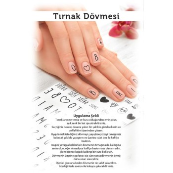 Bekarlığa Veda Partisi Bride Tırnak Dövme Seti Nedime Dövmeleri