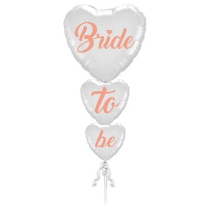 Bride To Be Buket Seti Folyo Balon 3Lü Rose Gold Renk 100 Cm