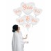 Bride To Be Team Bride Folyo Balon Buket Seti 5Li Set Rose Gold Renk 100 Cm
