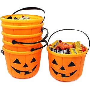 Cadılar Bayramı Halloween Şeker Toplama Balkabağı Kovası 1 Adet 1..