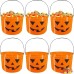 Cadılar Bayramı Halloween Şeker Toplama Balkabağı Kovası 1 Adet 18X14 Cm